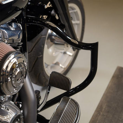 Black Havoc Engine Guard / Crash Bar for Harley® Softail '18-'26