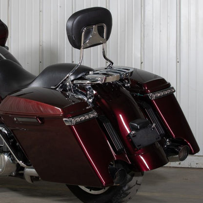 Chrome Detachable Harley-Davidson® Sissy Bar on Twisted Cherry Road Glide from HOGWORKZ®