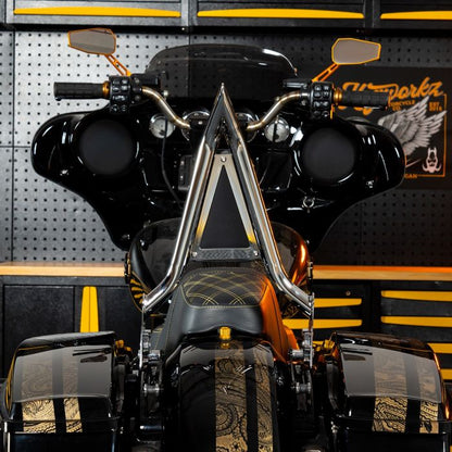 chrome sissy bar for harley touring