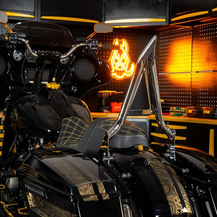 havoc sissy bar for harley touring