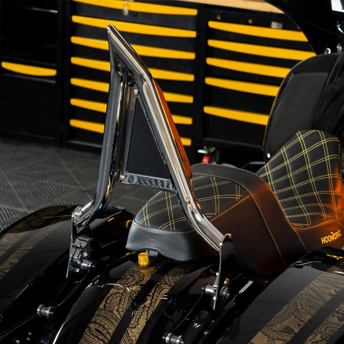chrome havoc sissy bar for harley touring