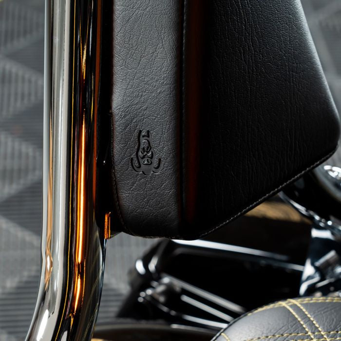 chrome hogworkz sissy bar for harley