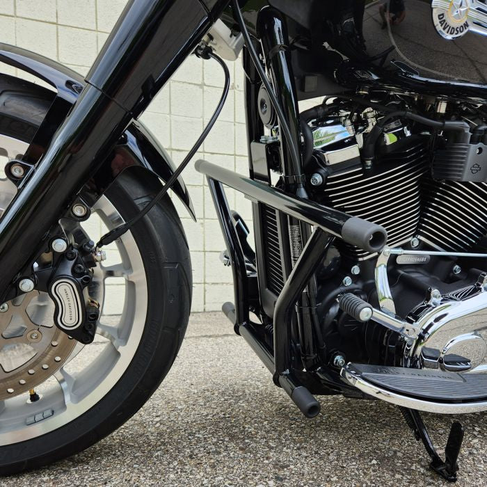 Black Highway Peg Two Step Crash Bar for Harley® Softail '18-'24