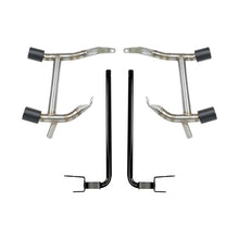HOGWORKZ® Stainless Double Barrel Saddlebag Guards for Harley® Touring front