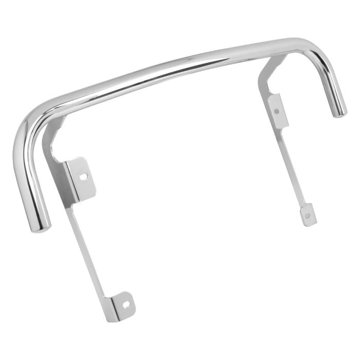 Chrome Trunk Guard for Harley® Tri Glide left angle