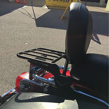 Black Detachable Sissy Bar / Luggage Rack for Harley® Touring '97-'08