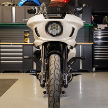 HOGWORKZ® Black Level-Up™ Performance Engine Guard for Harley® Softail on bike