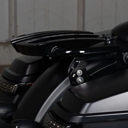 Black Detachable Stealth B2 Luggage Rack for Harley® Touring '09-'26