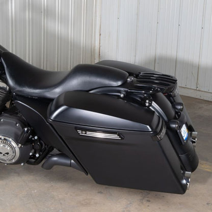 Black Detachable Stealth B2 Luggage Rack for Harley® Touring '09-'26