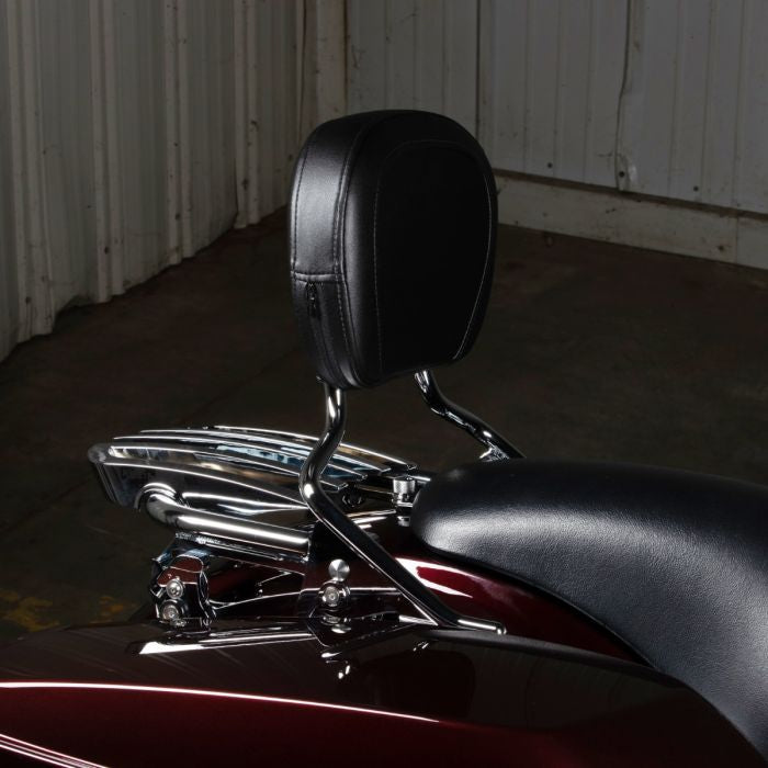 HOGWORKZ® Chrome Detachable Harley-Davidson® Touring Stealth B2 Luggage Rack on road king