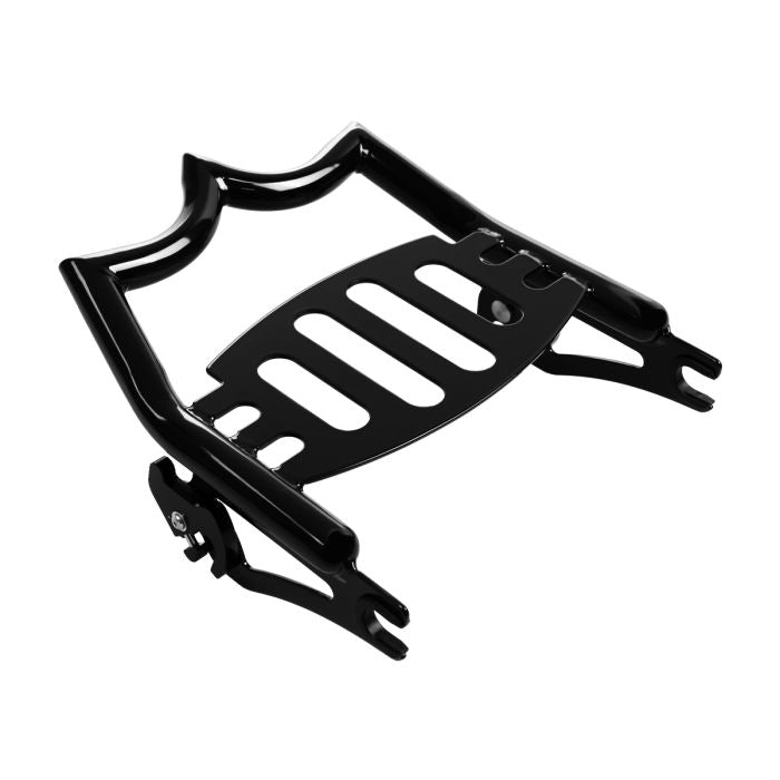 Black Havoc Luggage Rack for Harley® Touring from HOGWORKZ fornt