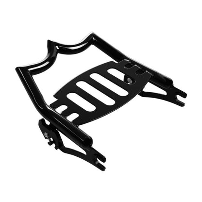Black Havoc Luggage Rack for Harley® Touring from HOGWORKZ fornt
