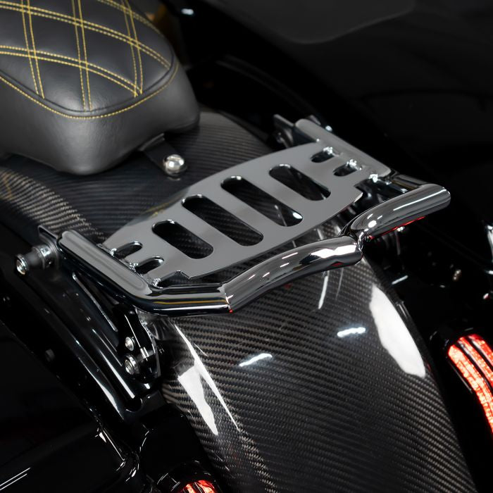 Chrome Havoc Luggage Rack for Harley® Touring from HOGWORKZ close up
