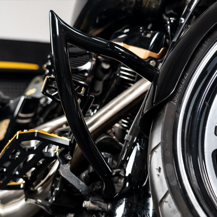 Black Chopped Havoc Engine Guard / Crash Bar for Harley® Touring from HOGWORKZ