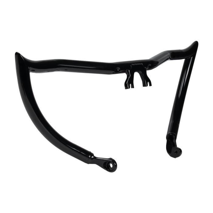 Black Chopped Havoc Engine Guard / Crash Bar for Harley® Touring from HOGWORKZ left angle