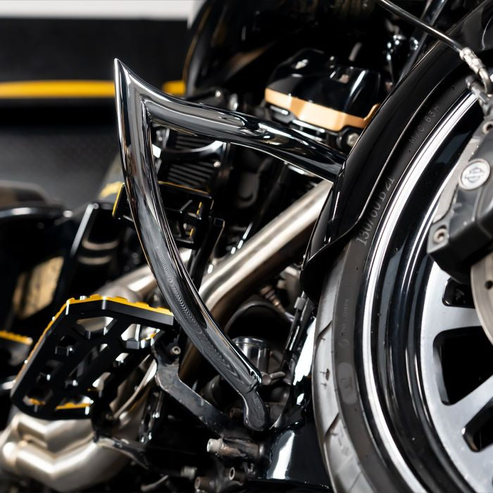 Chrome Chopped Havoc Engine Guard / Crash Bar for Harley® Touring from HOGWORKZ on harley motor