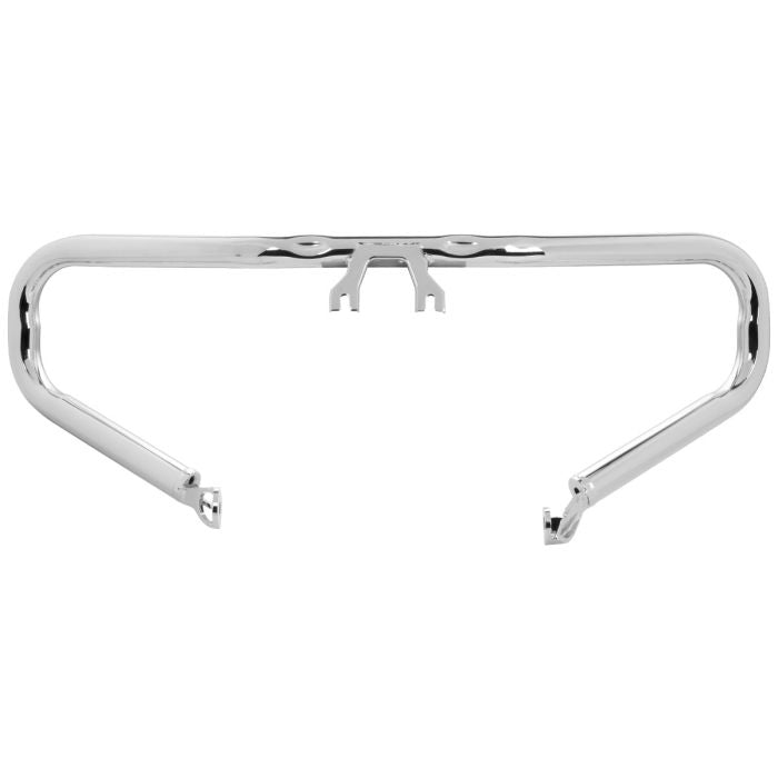 Chrome Chopped Engine Guard for Harley® Touring from HOGWORKZ front