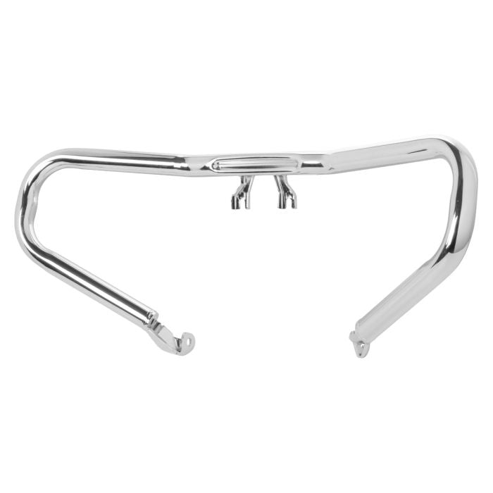 Chrome Chopped Engine Guard for Harley® Touring from HOGWORKZ right angle