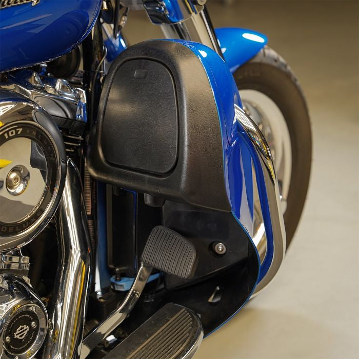 Chrome Lower Vented Fairing Engine Guard for Harley® Softail on harley