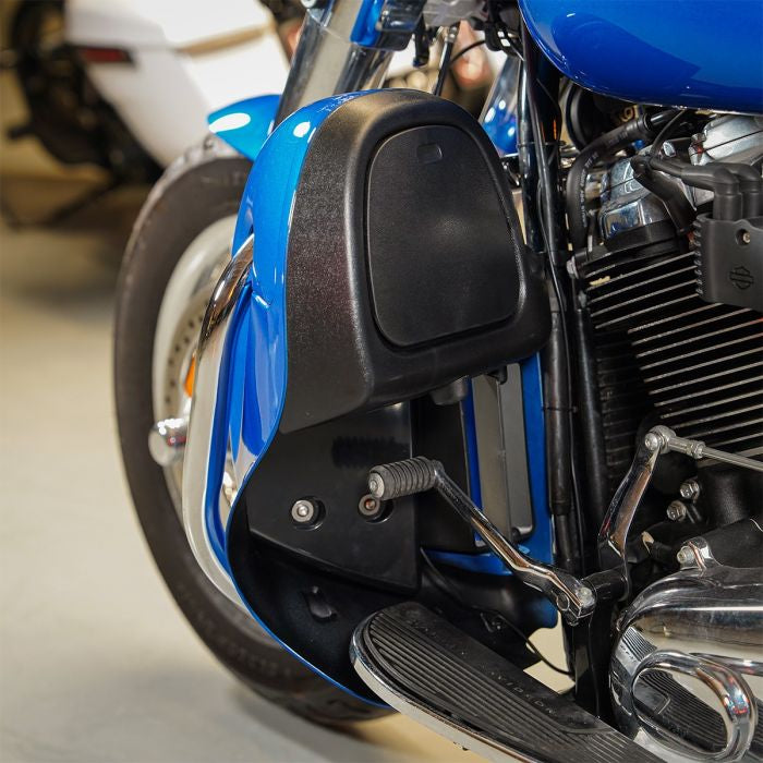 Chrome Lower Vented Fairing Engine Guard for Harley® Softail