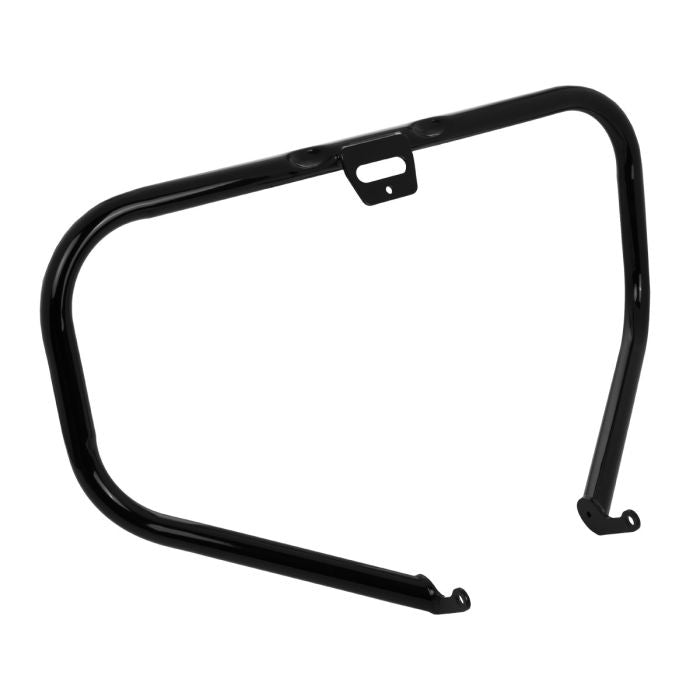Black Lower Vented Fairing Engine Guard for Harley® Softail angle