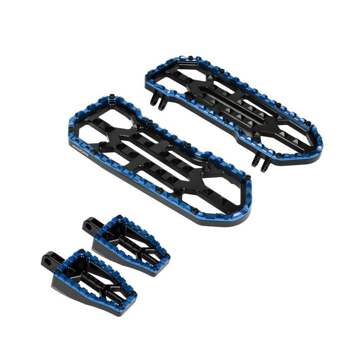 HOGWORKZ® Blue Performance MX Floorboard / Foot Control Kit for Harley® Touring