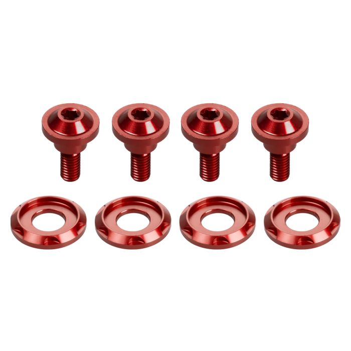 Red Windshield Bolts for Harley® Road Glide from HOGWORKZ kit
