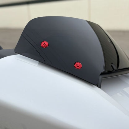 Red Windshield Bolts for Harley® Road Glide from HOGWORKZ side
