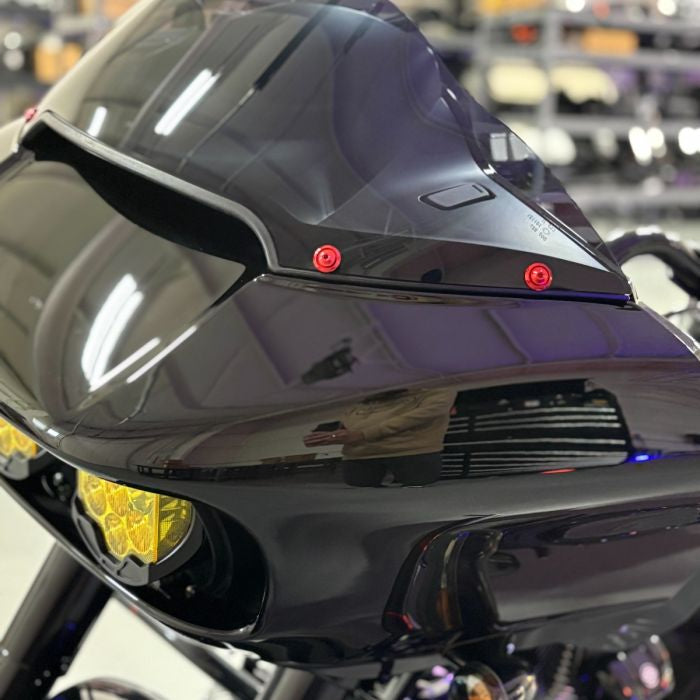 Red Windshield Bolts for Harley® Road Glide from HOGWORKZ