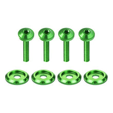 Green Windshield Bolts for Harley® Road Glide from HOGWORKZ