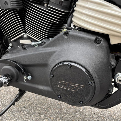HOGWORKZ® Full black Engine Bolt Kit for M8 Harley® Touring & Softail on bike