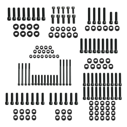 HOGWORKZ® Full Black Engine Bolt Kit for M8 Harley® Touring & Softail all