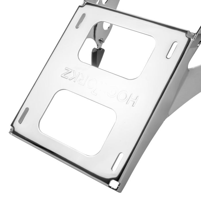 Chrome Two-Up Tour Pack Mount for Indian® Touring from HOGWORKZ stamp