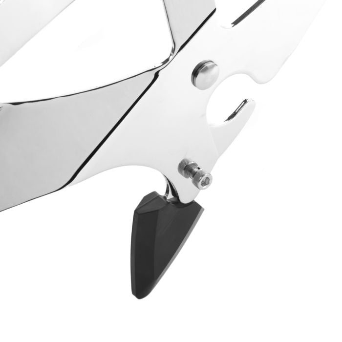 Chrome Two-Up Tour Pack Mount for Indian® Touring from HOGWORKZ detail