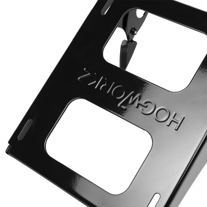 Black Two-Up Tour Pack Mount for Indian® Touring from HOGWORKZ stamp