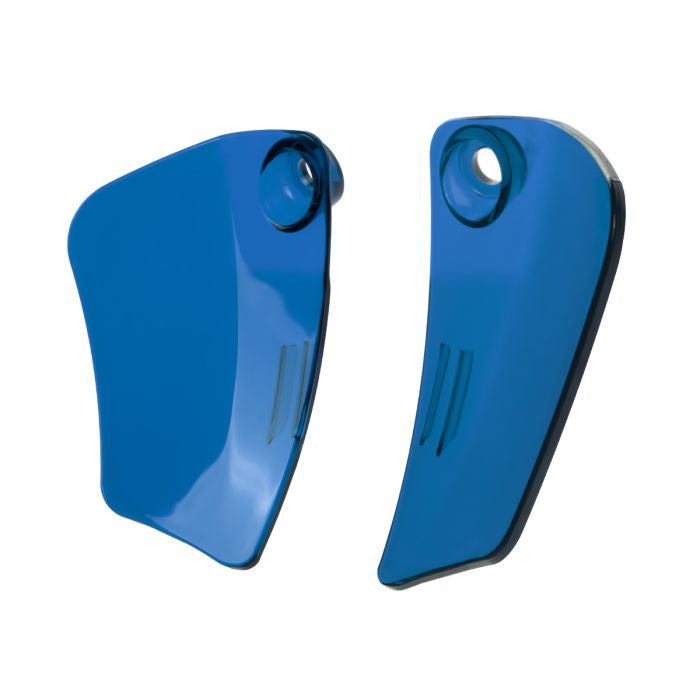 Blue Fairing Air Deflectors for Harley® Low Rider ST from HOGWORKZ back view