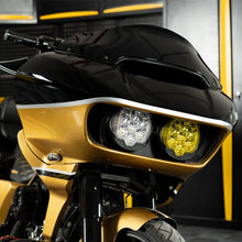 Black HOGWORKZ® Flowz™ 7" Windshield for Harley® Road Glide on bike