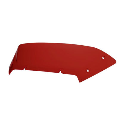 HOGWORKZ® Red Flowz™ 4.5" Windshield for Harley® Road Glide left side