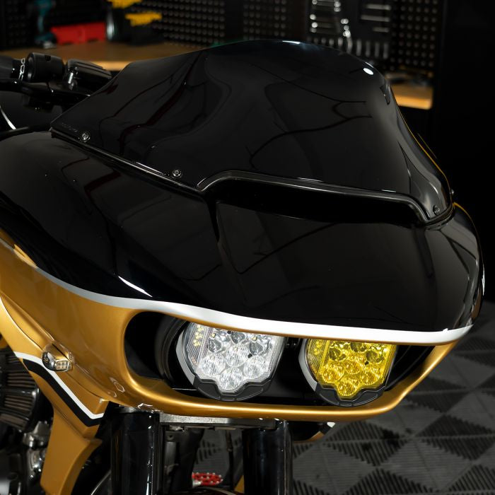 HOGWORKZ® Dark Smoke Flowz™ 9" Windshield for Harley® Road Glide