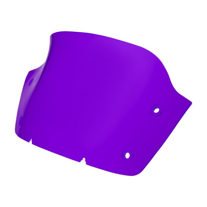 HOGWORKZ® Purple Flowz™ 9" Windshield for Harley® Street Glide angle