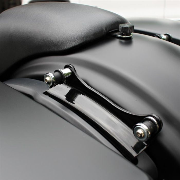 Black 4-Point Docking Hardware Kit for Harley® Touring '14-'23 | Replaces PN 52300353 on denim black