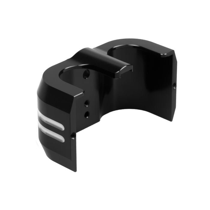 Black Contrast Ignition Coil Cover for Harley® Touring / Softail from HOGWORKZ back