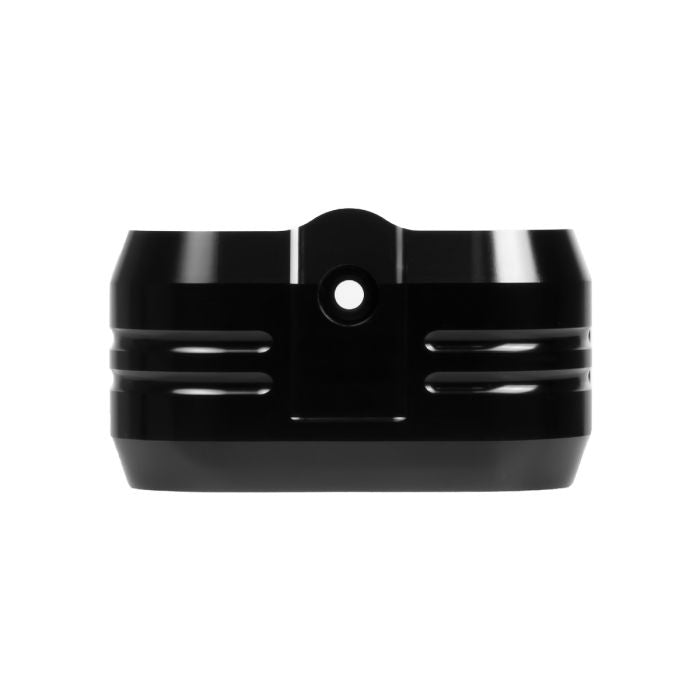 Black Ignition Coil Cover for Harley® Touring / Softail kit from HOGWORKZ front