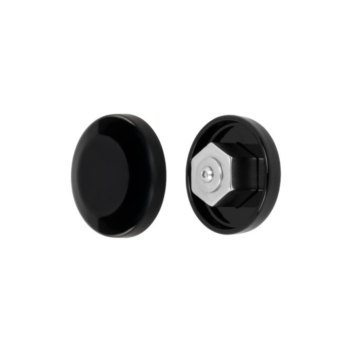Black HOGWORKZ® Front Axle Covers for Harley® Touring