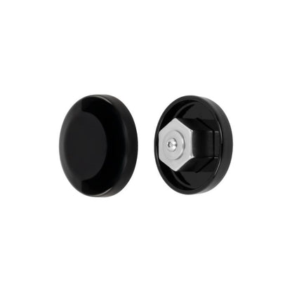 Black HOGWORKZ® Front Axle Covers for Harley® Touring