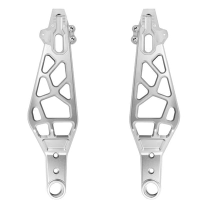 HOGWORKZ® Silver Performance Billet Aluminum Swingarm Kit on Harley® Touring