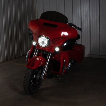 chrome halomaker harley headlight