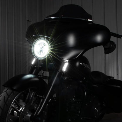 led harley halo headlight