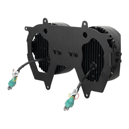 Harley® Road Glide Goldtooth™ Performance LED Headlight from HOGWORKZ angle 2