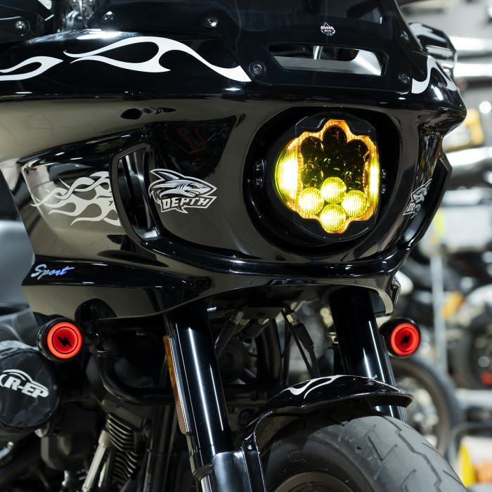7" LED Goldtooth™ Performance Headlight for Harley® Low Rider ST on harley
